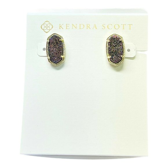 KENDRA SCOTT Ellie Stud Earrings in Multi Color - Picture 4 of 6